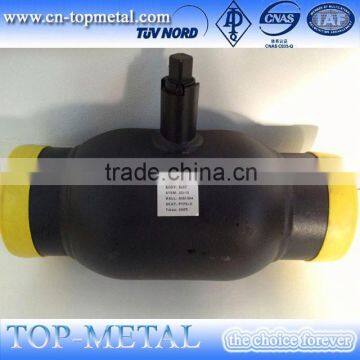 Three Piece Welded Ends Ball Valve Good Quality