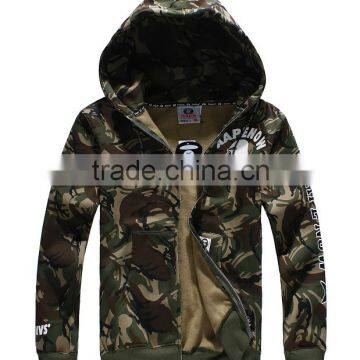 wholesale camo hoodie sweatshirt fleece hoodie jacket