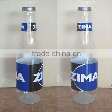 inflatable bottle for advertising display