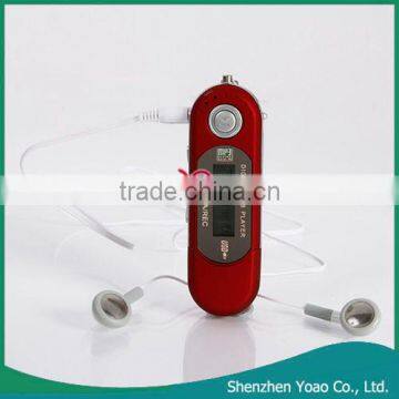 USB2.0 LCD 16GB MP3 Player with Voice Recorder Function Red