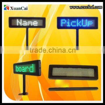 High Brightness Blue LED Placard for airport pickup