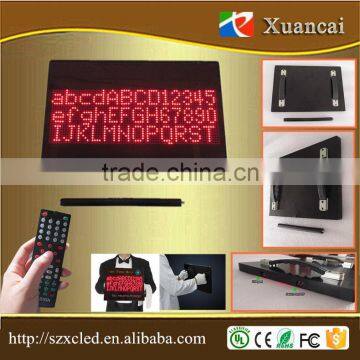 12x36cm/5"x15"inch Remote cotrol+USB Acrylic+Aluminum frame material print logo labeling LED digital placarding guide board sign