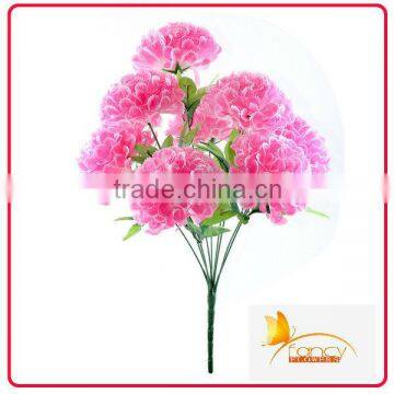 9 heads silk flowers wholesale