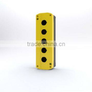 industrial push button control switch box/enclosure for five holes LAY5-NBE