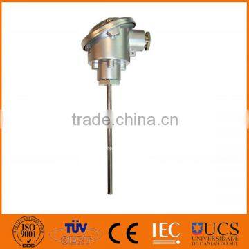 pt100 rtd temperature sensor with head terminal connection