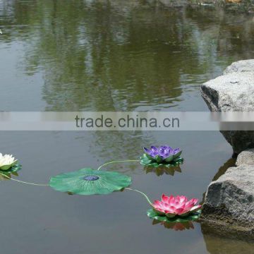 3 colors Solar floating Lotus lights(SOF5004-A)