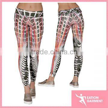newest fitness leggings for women full printed sports tights
