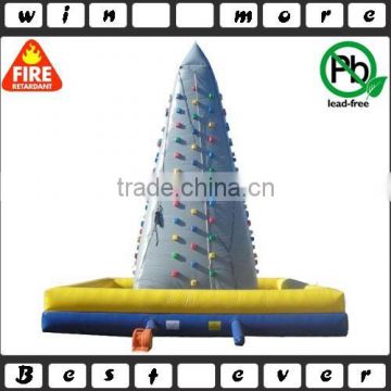 cheap rock mountain inflatable climbing wall for sale