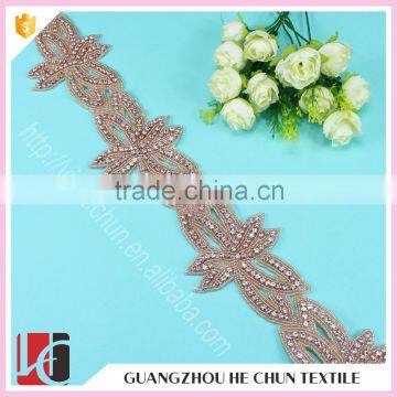 HC-4625-1 Hechun Dresses Fashion Garment Crystal Bead Trim for Wedding photo-2