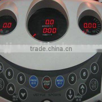 Round button in microwave oven keyboard membrane switch