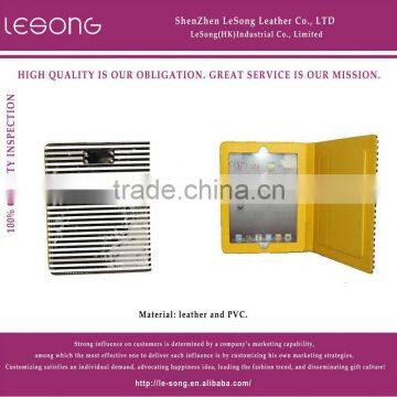 New Design High-end Pu Leather Tablet Case For Ipad/PVC Tablet Cover