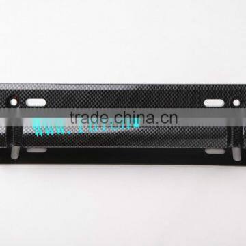 China Manufacture Decorative Universal Custom Carbon Fiber License Plate Frame