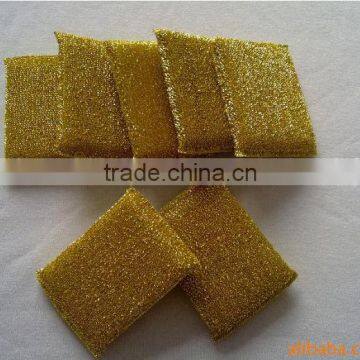 Heavy-duty kitchen sponge dish scourer