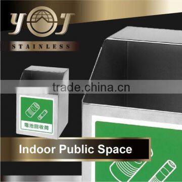 Household Items Steel Waste Bin Battery Recycling Storage Box