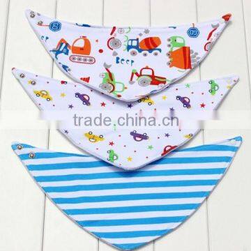 Baby Bib Cotton Jersey Soft Bib Made in China Cotton Toddle Scarf Baby Jersey Adjustable Bib Middle Color photo-4