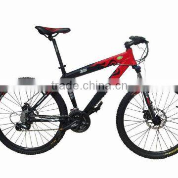 26" red/black alloy MTB bike with shimano 21s