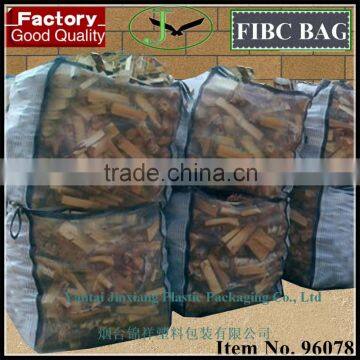 100% virgin polypropylene pp firewood ton bag