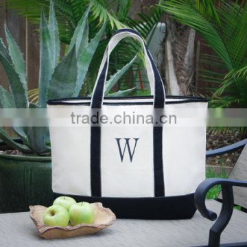 Good quality tote cotton bag monogrammed beach bags