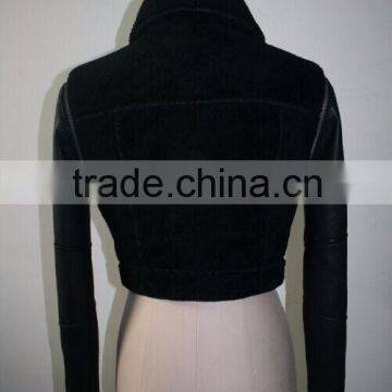 Winter Women Faux Fur Jacket Leather Coat 2016 Europa Style