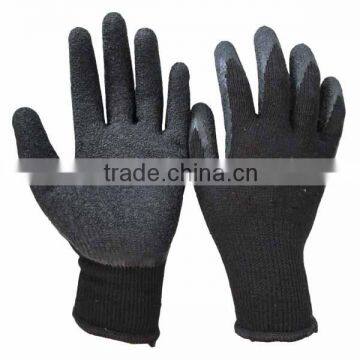 Latex Coated Construction Work Gloves with Seamless Knit