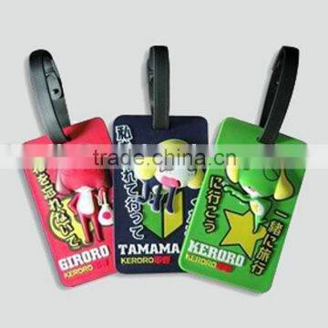 Fashion Sport custom your own Silicone rubber luggage tag