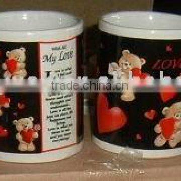 valentine music gift mug(KY-MVA026)