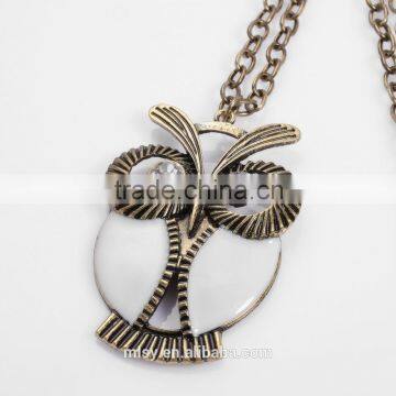 Owl Metal Fashion Clavicle Necklace Ornament Chain Brightness F1-80030 photo-2