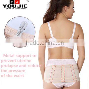Medical women maternity support belt to abate fatigue