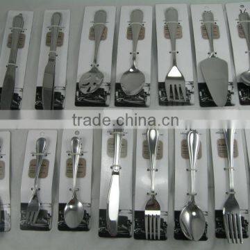 Stainless steel cheap cutlery set suitable for promotion