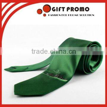 Promotional Solid Color Glossy Silk Tie