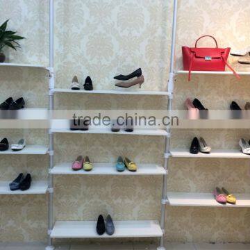 Huohua Professional Multi-layer Shoe Rack Designs Wood Show Case photo-2