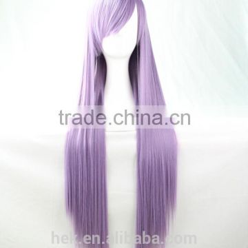 cheap fashionable Cosplay Wig long straight Human Wigs 80cm