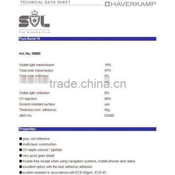 SL Automotive Film - Pure Bond 19 Car Sticker Film photo-2