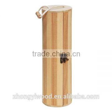 OEM&ODM Zhongyi high quality pine wood paulownia wood wine box for sale