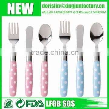 Christmas Children Gifts 3 Pieces Spoon and Fork Set