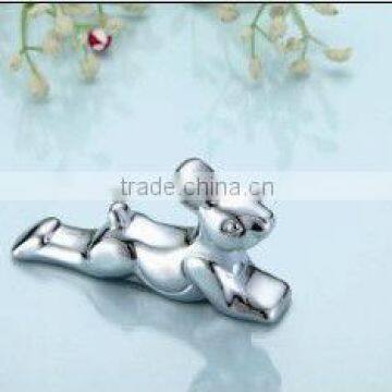 Rabbit shaped metal chopstick holder metal holder