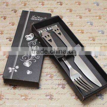 Stainless Steel Cutlery with package for student/Cutlery for promotional gift