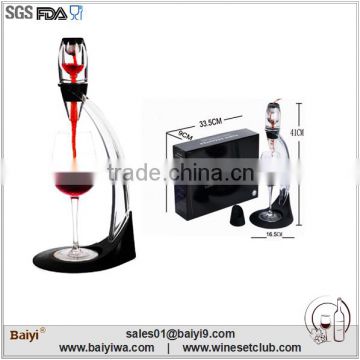 Magic decanter wine aerator with holder From Factory Price                        
                                                Quality Choice