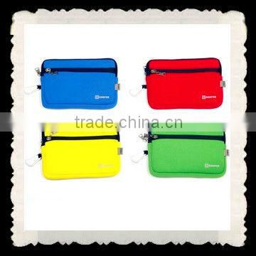 New design softy Digital neoprene pouch with carabiner