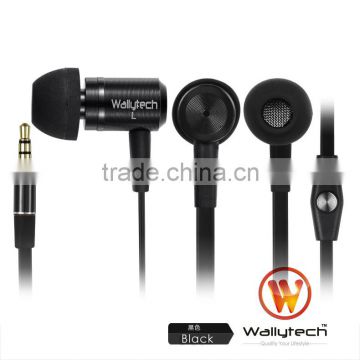 Wallytech Original High quality metal Earphone for mobile phone accessories