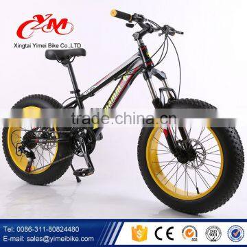 Boys 20 inch wheels folding fat bike / aluminum alloy snow bicycle for Philippines market / wholesale MTB fat bike dirt bike