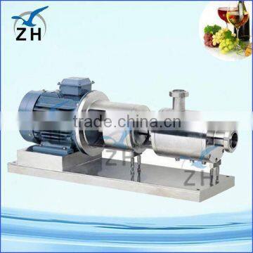 Hygienic lab equipment homogenizer with trolley