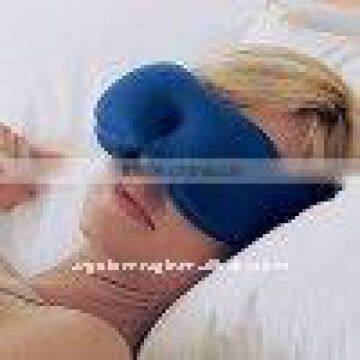 New Style 100% Silk Eye Mask Blue Colour