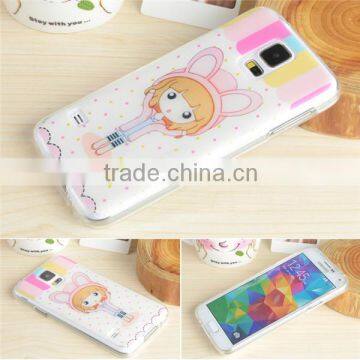 soft tpu cute smart cover case for samsung galaxy s5