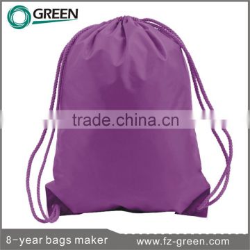 2015 Sports Polyester drawstring backpacks bags