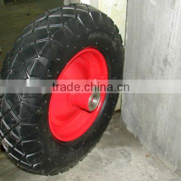 PU 4.80/4.00 8 rubber tire / weel