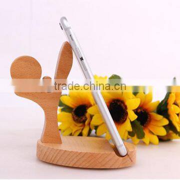 Desk Wooden Phone Stand Desk Table Smartphone Stand Wooden Holder