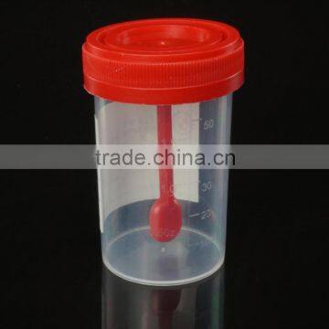 60ml plastic disposable medical stool container