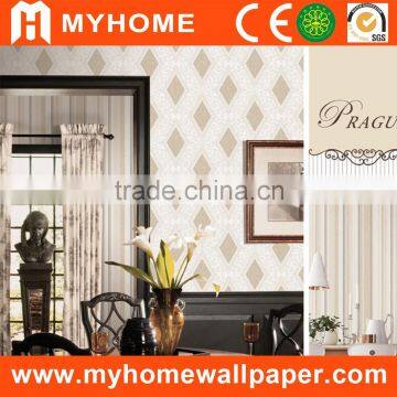 Nonwoven foaming 3D wallpaper China wallcovering for home