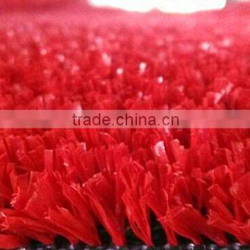 RED PE short artificial grass turf /cesped artificial/erba artificiale